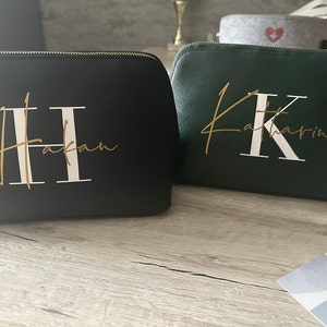 WCGXKO Kosmetiktasche „Nana’s Travel Tote“ – Wasserabweisende Segeltuch-Tasche | Großes Fassungsvermögen, Marmor-Druck