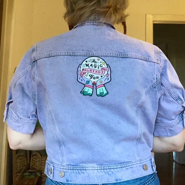 The Magic is Already in You Pocket Patch - Crystal Ball Embroidered ...