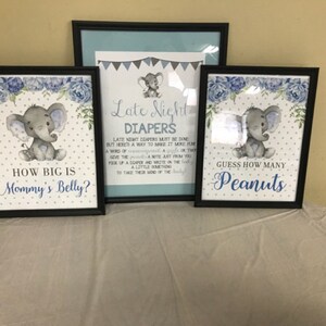 Guess How Many Peanuts Game Little Peanut Baby Shower Boy Etsy