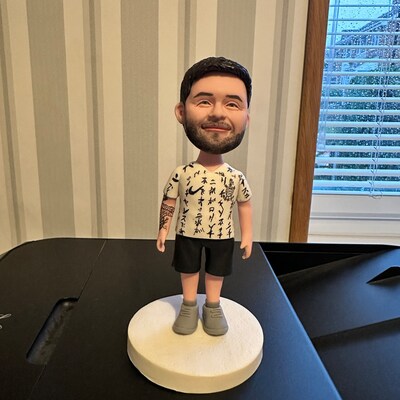 Husband Birthday Bobblehead - Custom Gift Figurine Doll main image 1