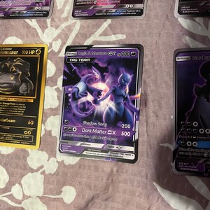 Shadow Mewtwo & Lugia Tag Team GX Custom Made 