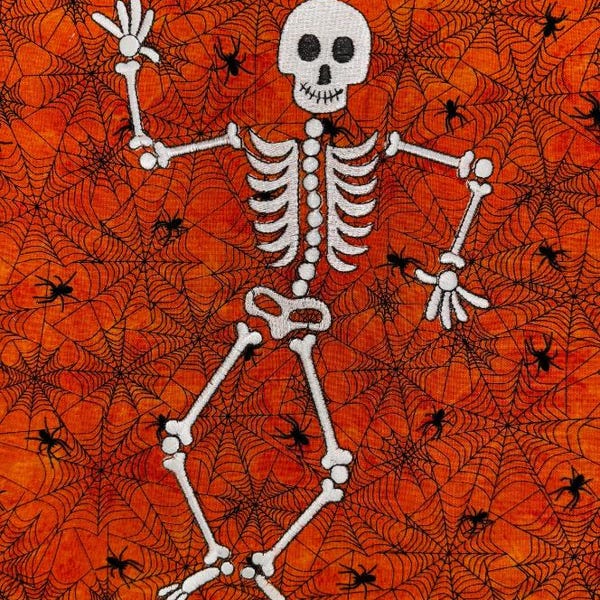 Skeleton Filled - Machine Embroidery Design, Embroidery Designs ...