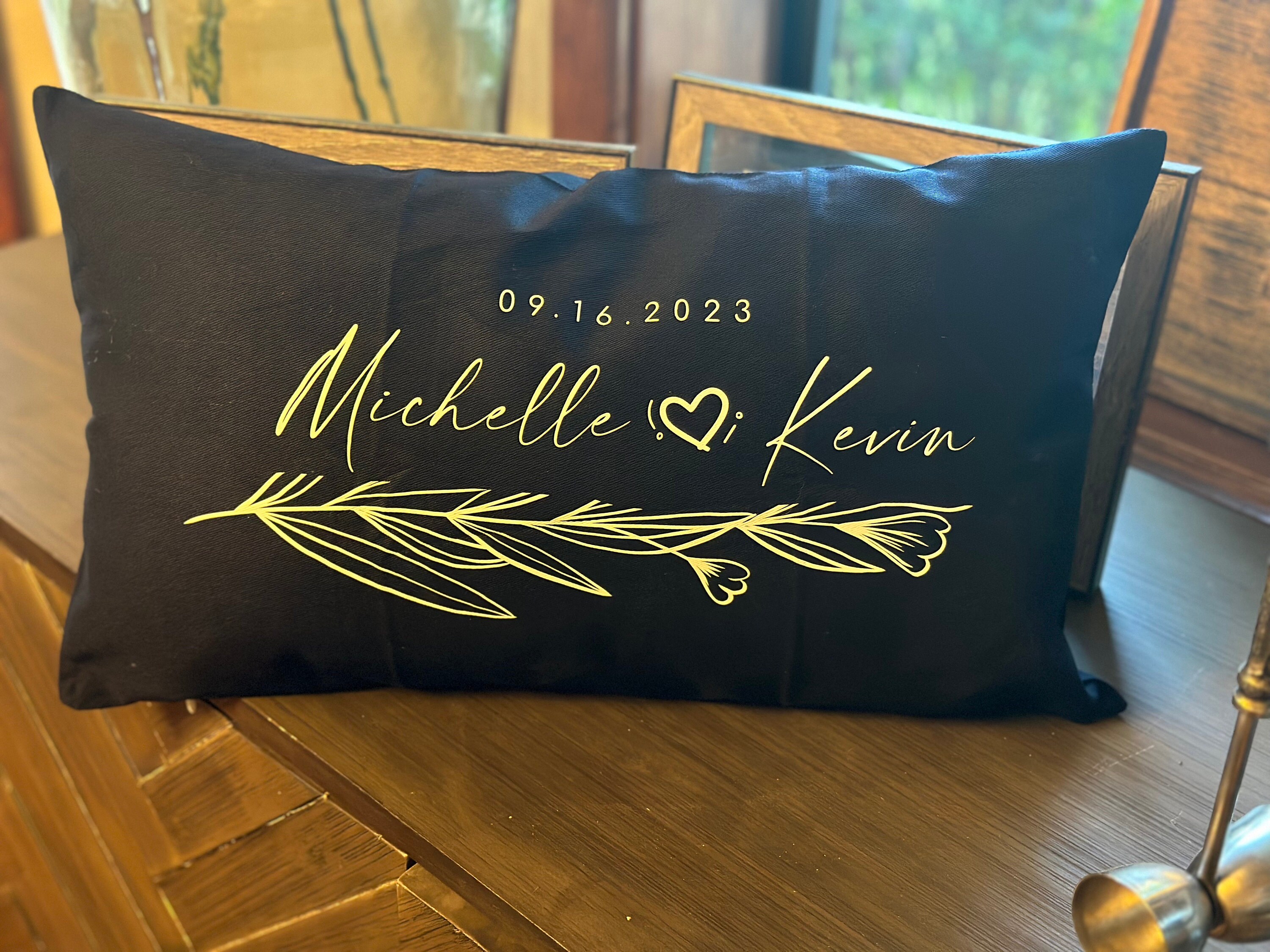 Custom Pillow, Personalized Wedding Gift, Wedding Pillow, Personalized Pillow, Engagement Gift, Newlywed Gift, Anniversary Gift, Couple Gift