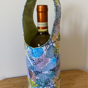 Easy No Bias Tape Wine Tote Sewing Pattern - Etsy