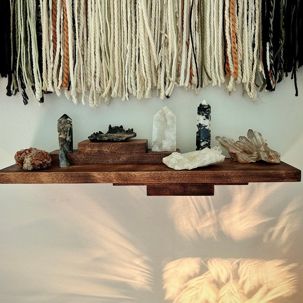 Rock Crystal Display Shelf, Geometric Step Shelves, Gift Ideas, Mid ...