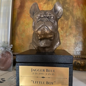 English Mastiff Statue, Cold Cast Bronze Sculpture, Marble Base, Home and Office Decor, Dog Trophy, Dog Figurine, Dog Memorial