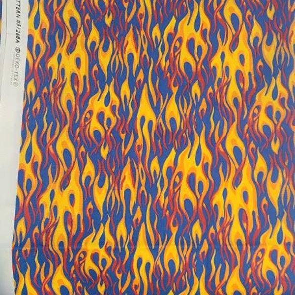 SALE Blue Batik Fabric Remnant 32 Inches by Riley Blake Expressions