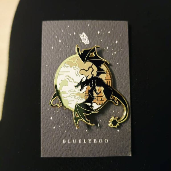 Fourth Wing Pins Officially Licensed Dragon Bookish Gold Enamel Lapel
