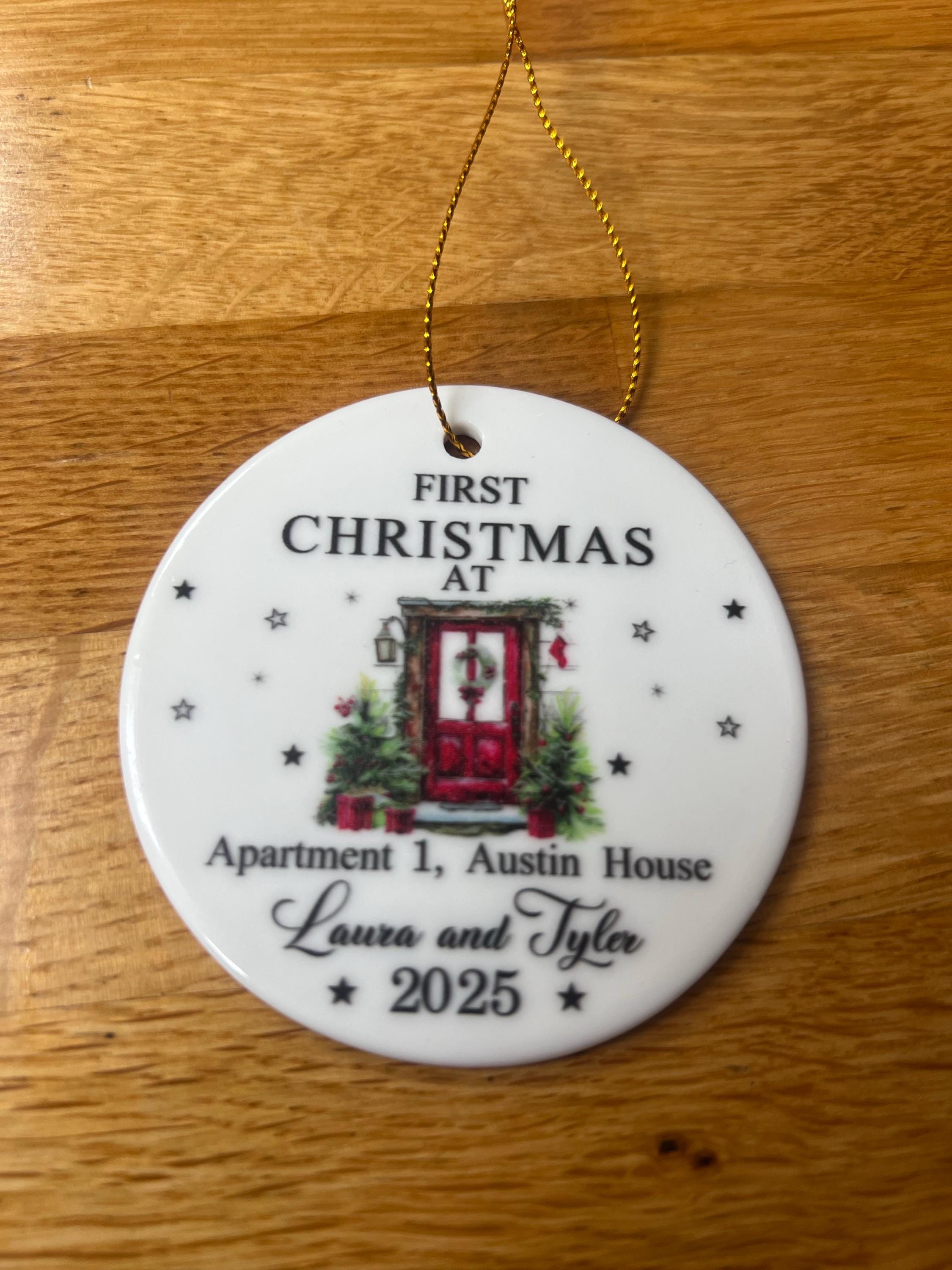 First Christmas In Our New Home, Happy New Home Gift, New Home Tree Decor, Couples Gift, New Home Keepsake Gift, Housewarming Bauble Gift