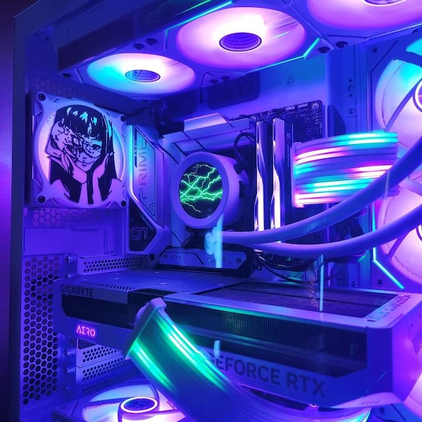 Tomie Portrait - Junji Ito Dual Color Gaming Computer Fan Shroud ...