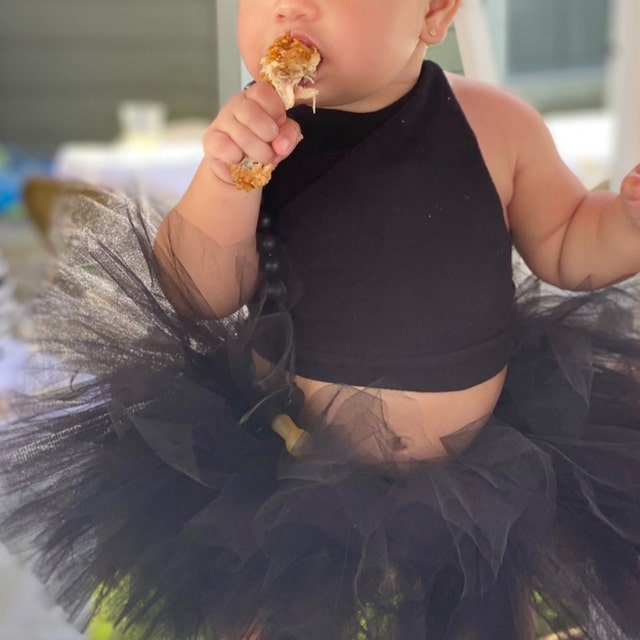 Black Tutu, Baby Costume Tutu, Classic Black Tutu, Black Baby Tutu