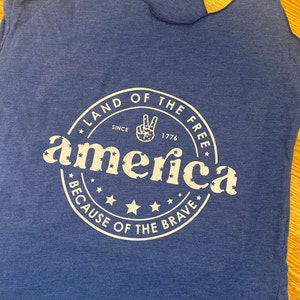 America Land of the Free Because of the Brave SVG, 4th of July SVG ...