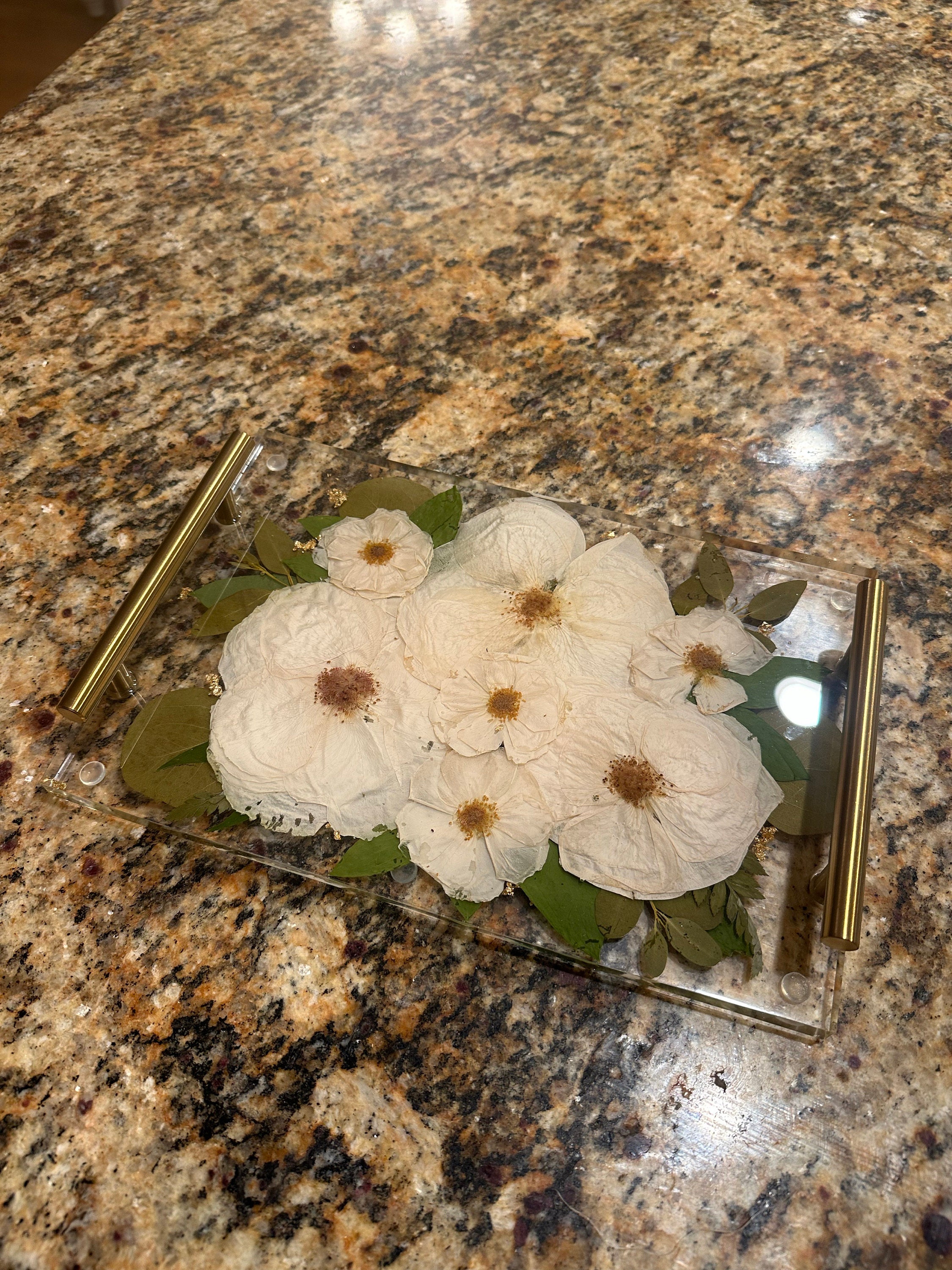 Preserved flowers from Hailey's etsy review