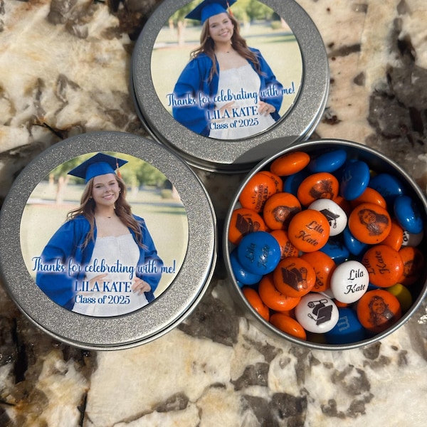 Graduation Photo Thank You Sticker, Graduation Picture Party Favor ...