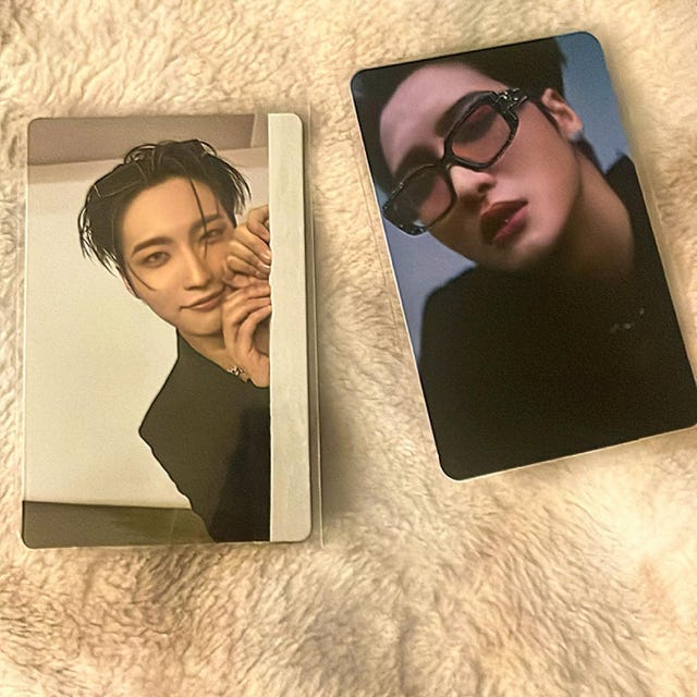 ATEEZ [official] Photocard Bouncy World Outlaw Album Pob San