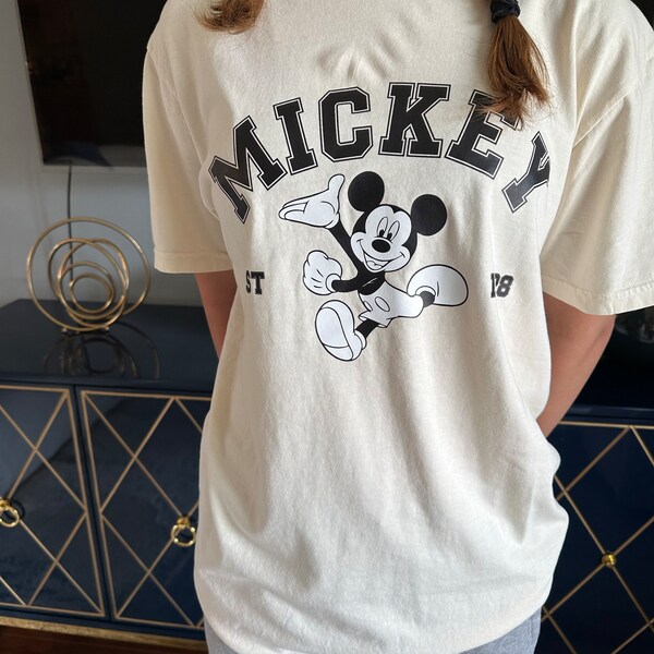 Comfort Colors® Mickey Mouse Est 1928 T-shirt, Mickey and Friends Shirt ...