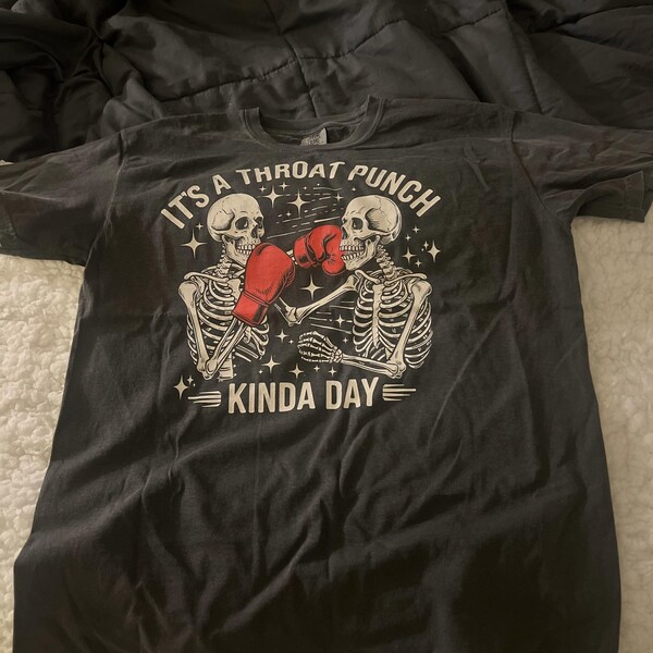 Womens It's A Throat Punch Kinda Day Funny Punch Meme V