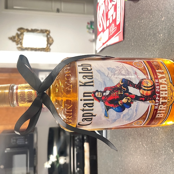 DIY Custom Captain Morgan Rum Label - Personalized Gift (digital ...