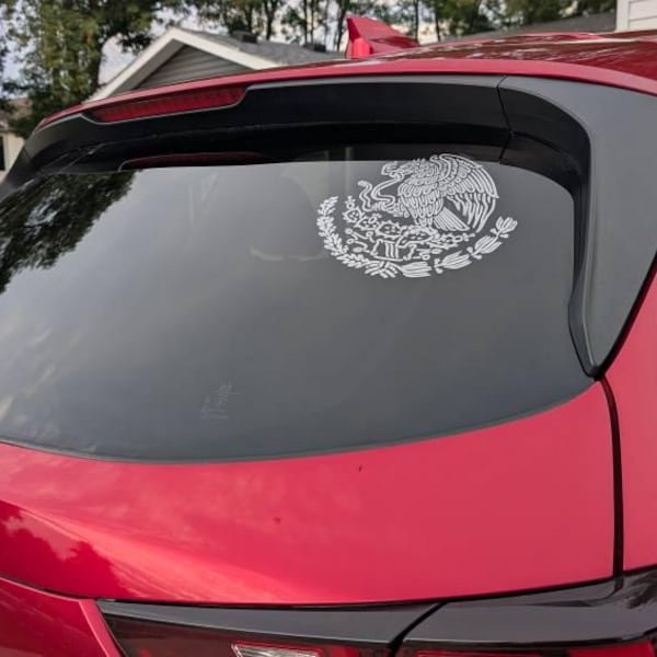 Mexican Flag Logo Decal, Mexican Eagle Decal, Waterproof Vinyl Sticker ...