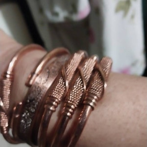 Copper Bangle, Adjustable One Size Fits All Bangle - Etsy Copper Bangle, Adjustable One Size Fits All Bangle - Etsy