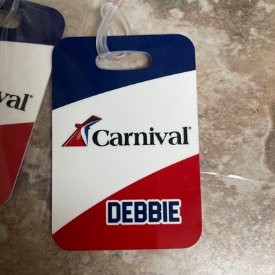 Carnival Cruise Luggage Tag Carnival Cruise Gear Carnival Cruise Custom ...
