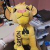 Personalized Disney Simba Plush, Birthday Gift, Birth Announcement ...