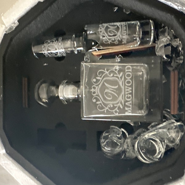 Decanter Set Personalized, Whiskey Glasses, Personalized Glasses, Whiskey Decanter Set, Whiskey ...