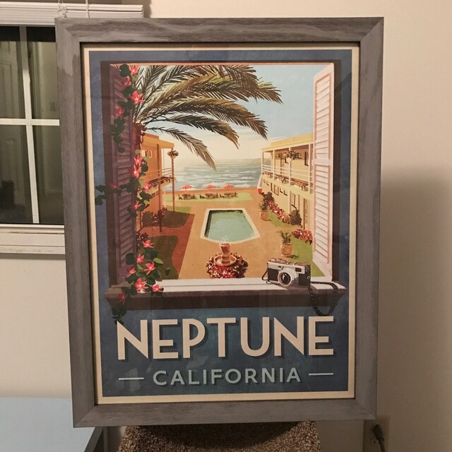 Neptune California Travel Poster - Inspired by Veronica Mars - Etsy