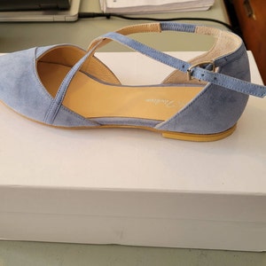 Dusty blue hotsell flat shoes