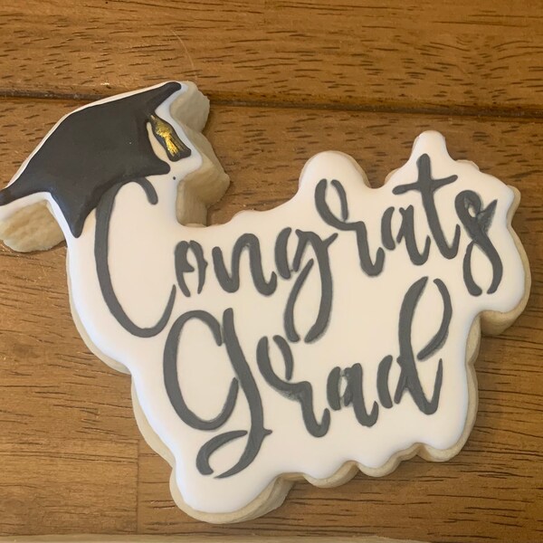 Congrats Grad Plaque 1 Cookie Cutter or Stencil - Etsy