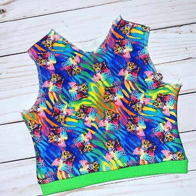Sport Crop Top PDF Pattern and Tutorial Tank, Cropped, Athletic, Kids ...