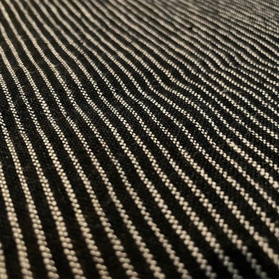 Striped Linen Fabric by the Meter, Natural Linen, Striped Linen ...