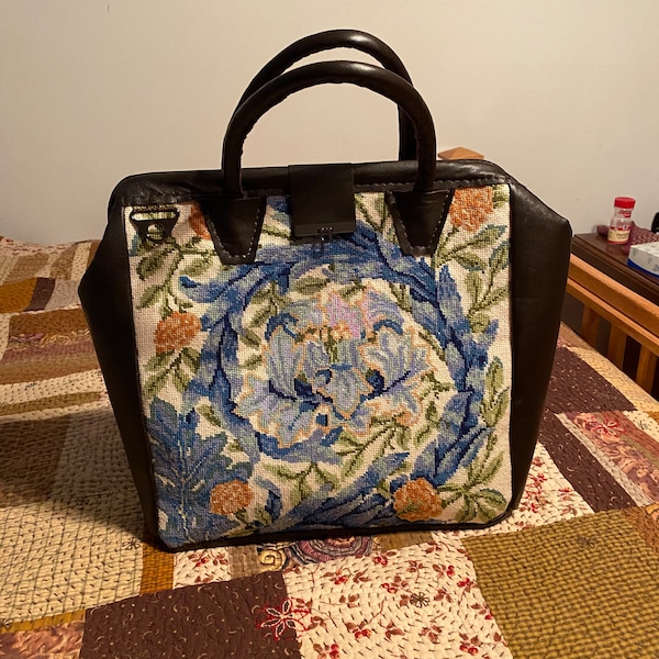 Spring Loaded Purse PATTERN for Carpet Bag Victorian Shabby Chic Mary Poppins Style Fitting ...