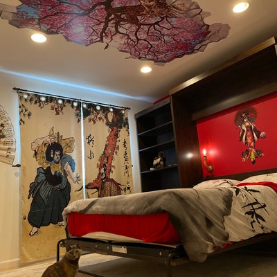 Sakura Cherry Tree Ceiling 3d Wallpaper 3d Wall Decals 3d Printed 3d ...