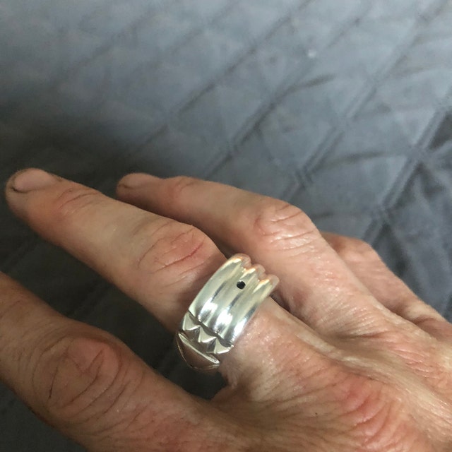 Atlantis Ring, Sterling Silver Atlantis Ring, Shiny Finish
