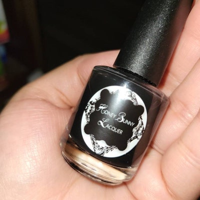 For Whom the Bell Tolls Matte Nail Polish Matte Black 5 - Etsy