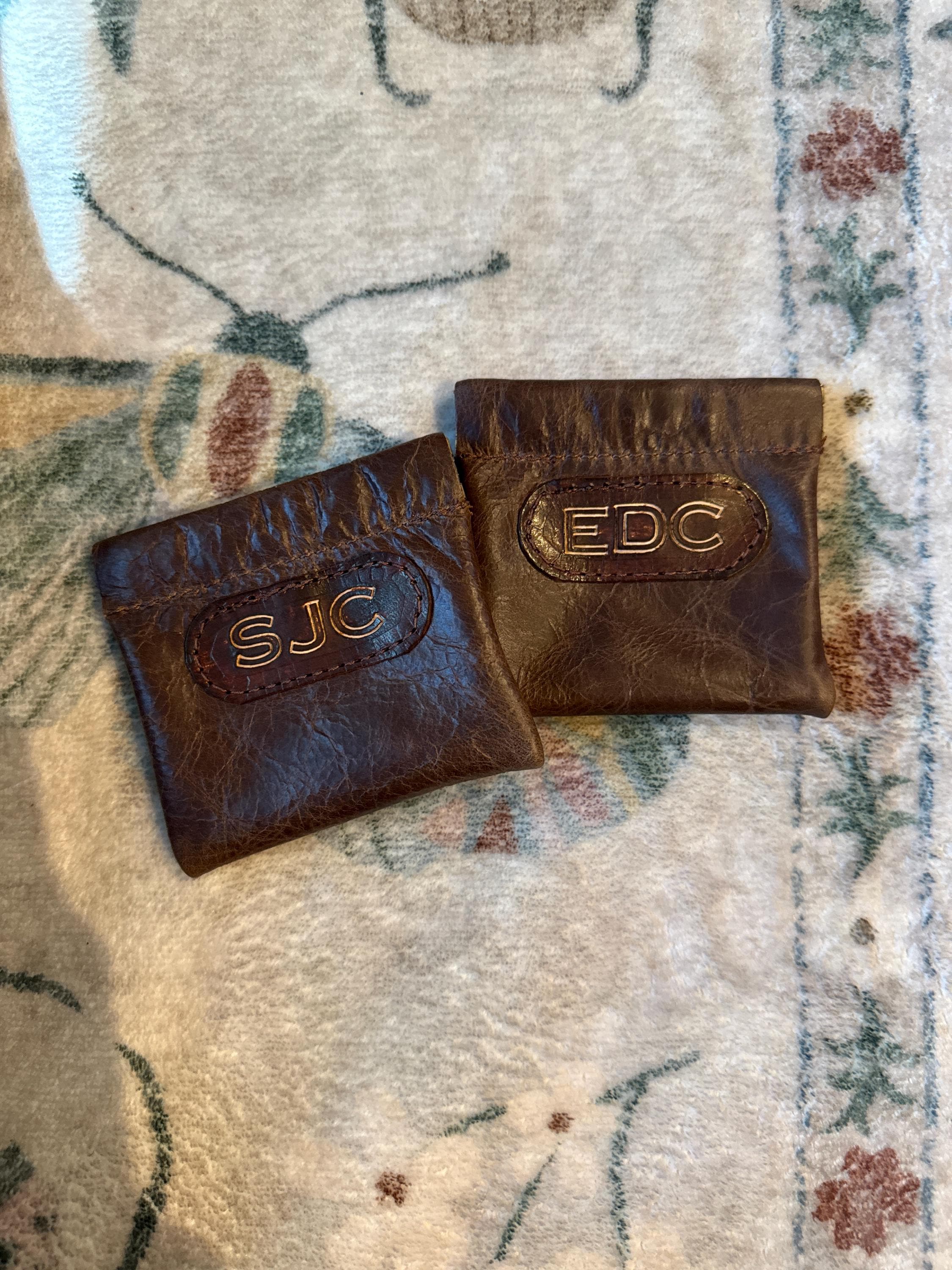 Leather Rosary Pouch, Easter Gift, First Communion Gift, Confirmation Gift, Personalized Case for Prayer Beads, Amish Handmade, Made in USA