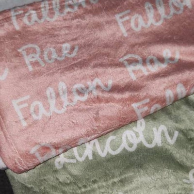 Personalized Custom Blanket Name Blanket Blanket Gift Baby - Etsy