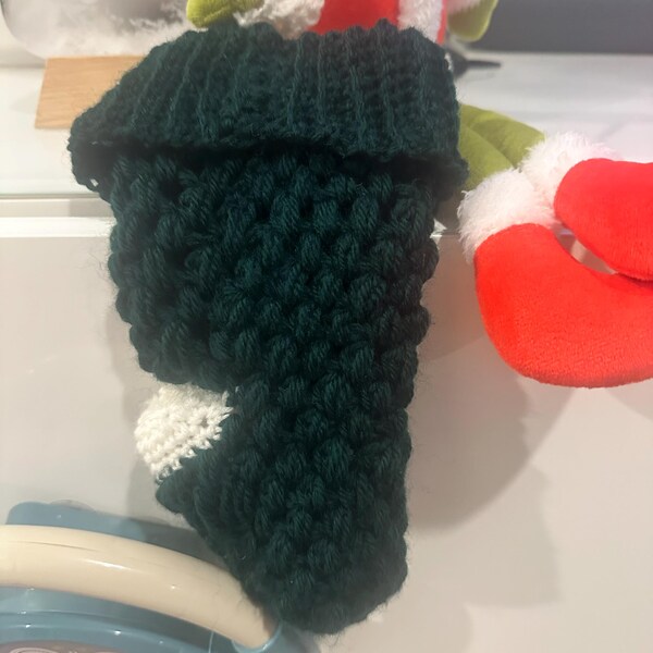 CROCHET PATTERN & VIDEO/ Bulky and Quick Puff Stitch Stocking, Crochet ...