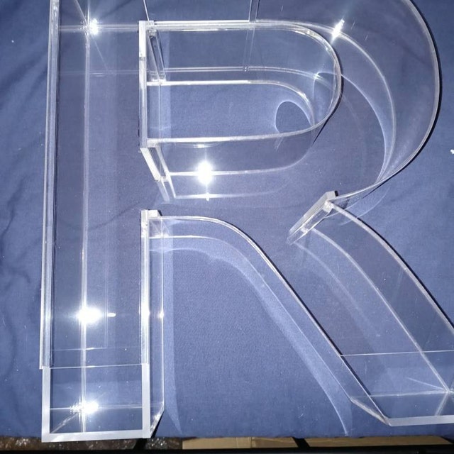 14h or 18h Fillable Acrylic Letter, Bar or Bat Mitzvah Letters, Acrylic  Wedding Letters, Acrylic Letters 