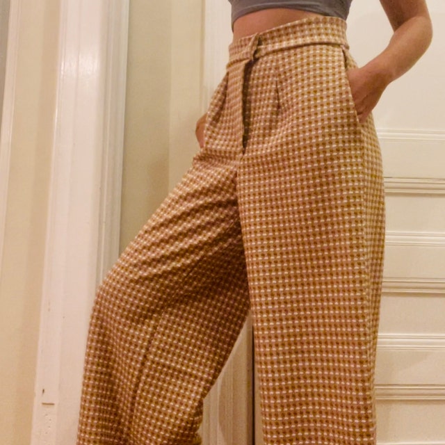 【COLOR iN ID】Pattern check wide pants 81vf9YRaiAL._UF350,350_QL80_.jpg