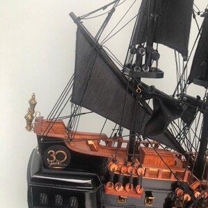 Black Pearl Handmade Model Ship - Jack Sparrow Ship - Pirates of