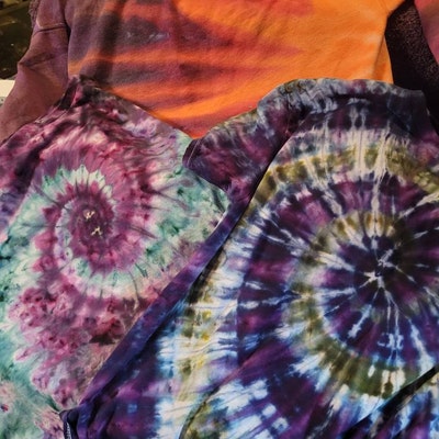 Hand Dyed Tie Dye Hoodie / Tie Dye Hooded Sweatshirt / Tie Dye Hoody ...