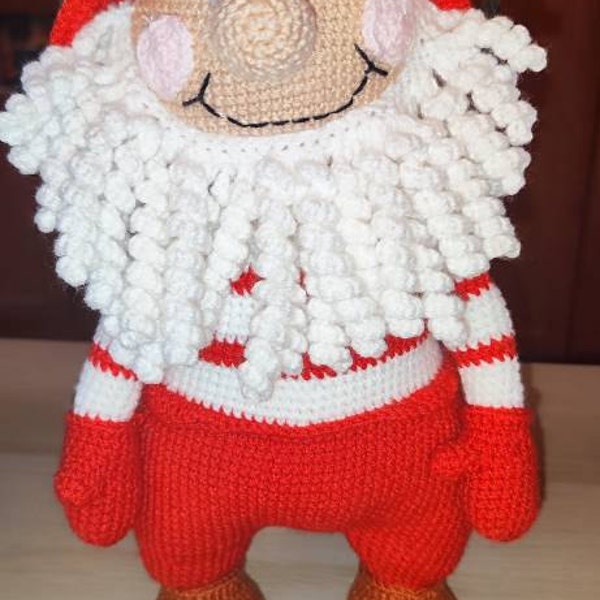 Crochet Pattern Christmas Gnome Amigurumi Christmas Crochet Holiday