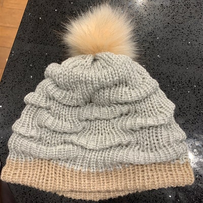 Christmas Tree Hat Machine Knit PATTERN / Cupcake Hat Knitting Machine ...