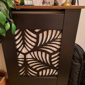 Solid Oak Top Grey Radiator Cover Custom Fit UK - Etsy