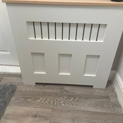 Bespoke Panel Effect Solid Oak Top Radiator Cover - Etsy