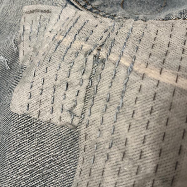 Sashiko Inspired Mending Kit Modern Visible Mending Tool Set - Etsy