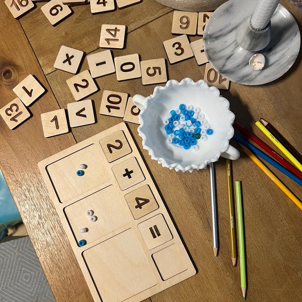 Wooden Fraction Learning Circle Kit, Math Education Toolset, Math ...