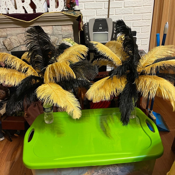 100 White Ostrich Feathers for Wedding Centerpieces - Etsy